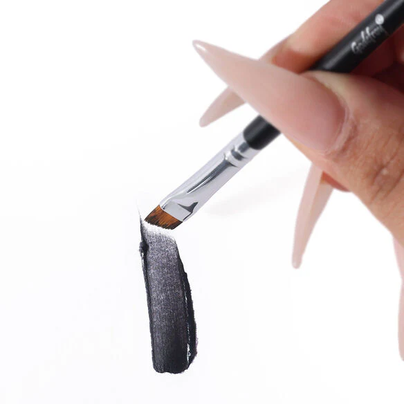 Angled Eyeliner Brush, Ultra Fine Tipped, Precise Bristles, Slanted Angled Eyebrow Brush - Image 3