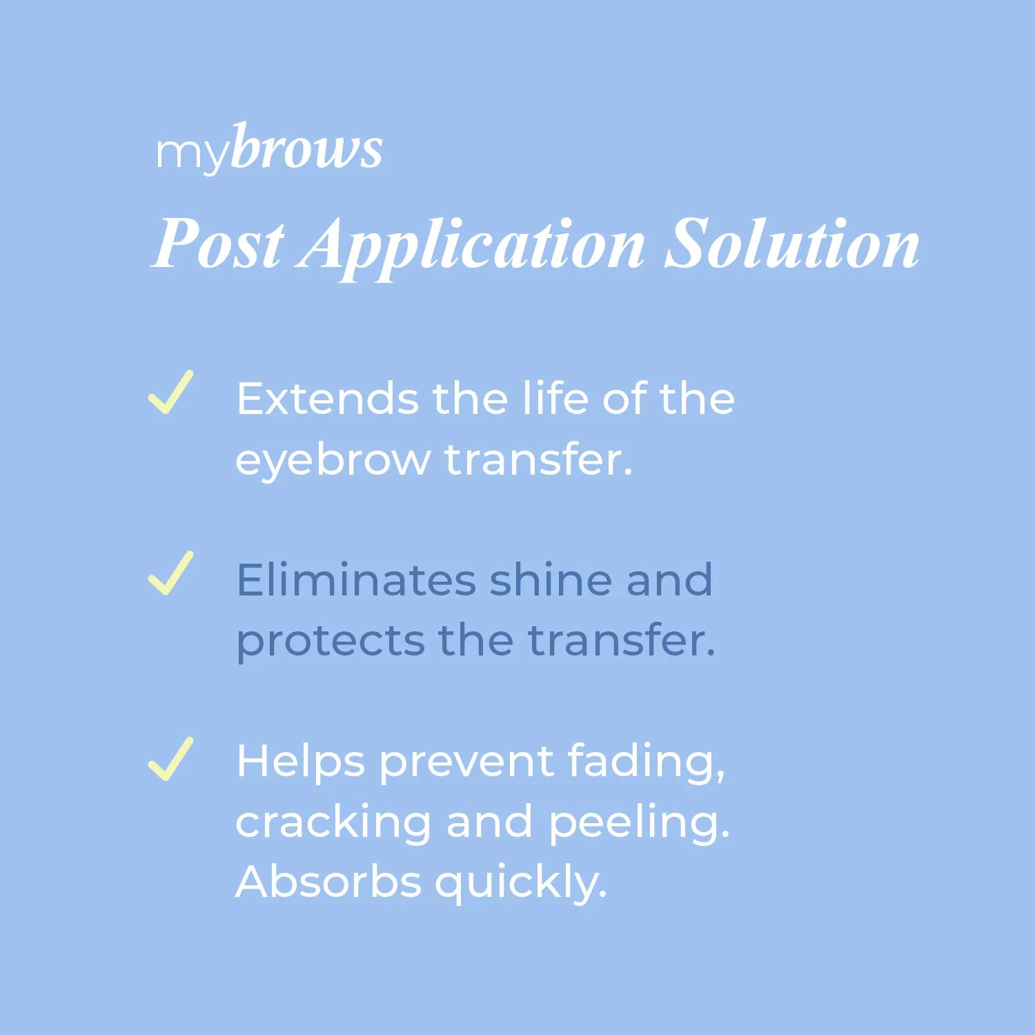 MYBROWS POST APPLICATION SOLUTION TO EXTEND THE LIFE AND REMOVE SHINE FOR TEMPORARY TATTOOS - Image 4